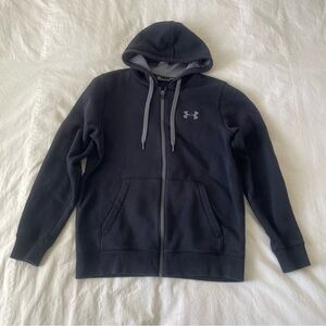 Under Armour ColdGear Full-Zip Athletic Hoodie in Navy